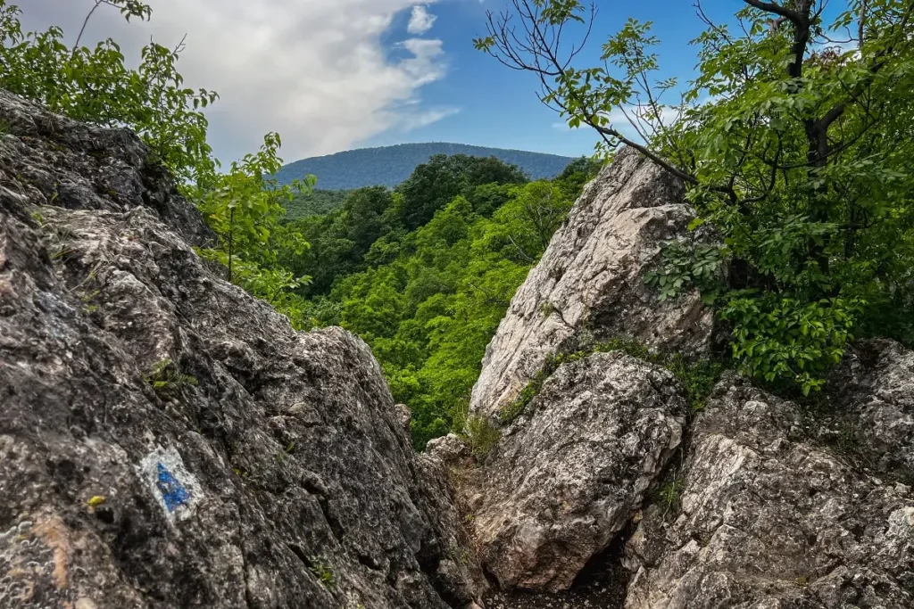 Dera-szurdok, Szurdok-gerinc